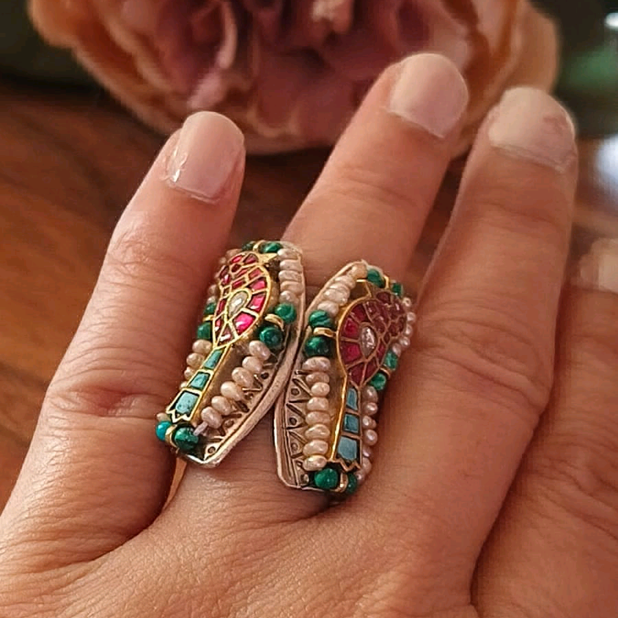 Ghrana Twin Birds Ring